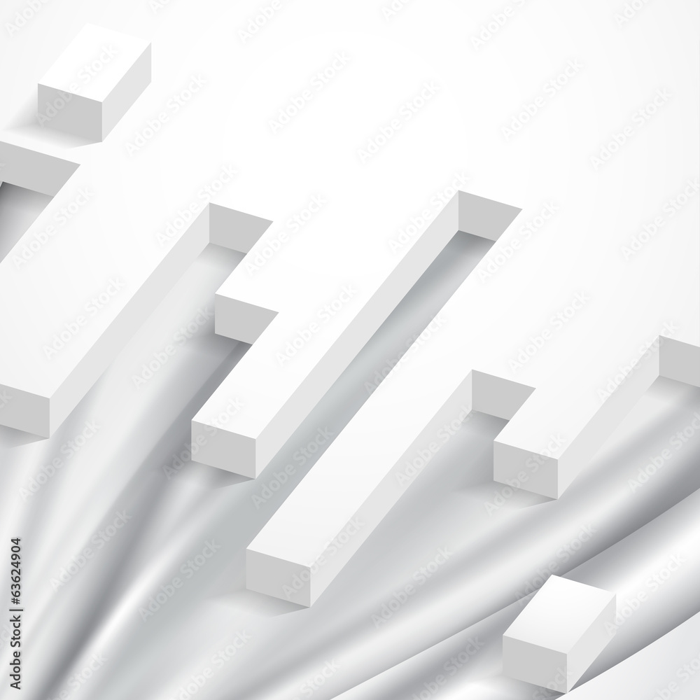 Abstract 3D Geometrical Design. Abstract 3D Geometrical Design.
