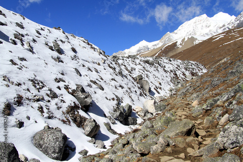 Footpath to Larke pass photo