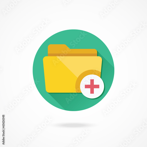 Vector Add Folder Icon