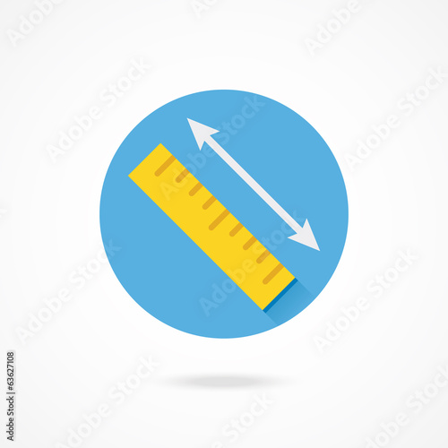 Vector Measurement Icon