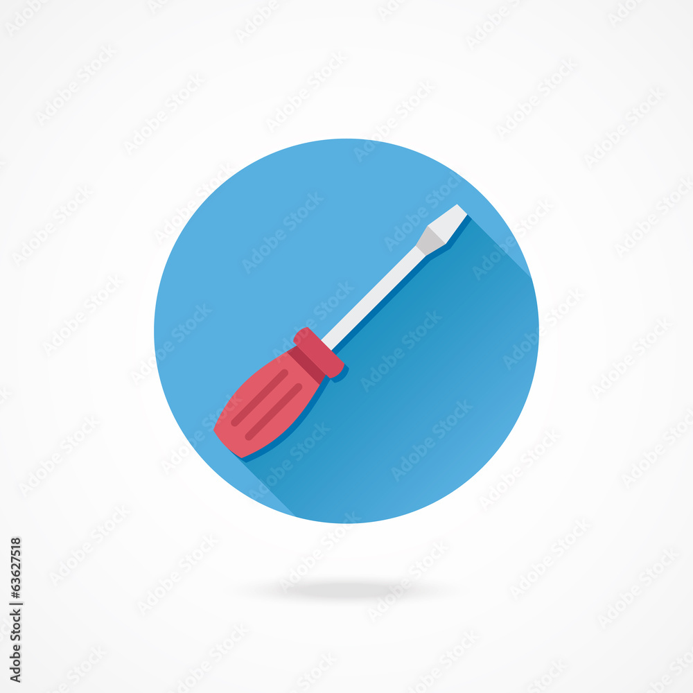 Vector Screwdriver Icon Vector Screwdriver Icon