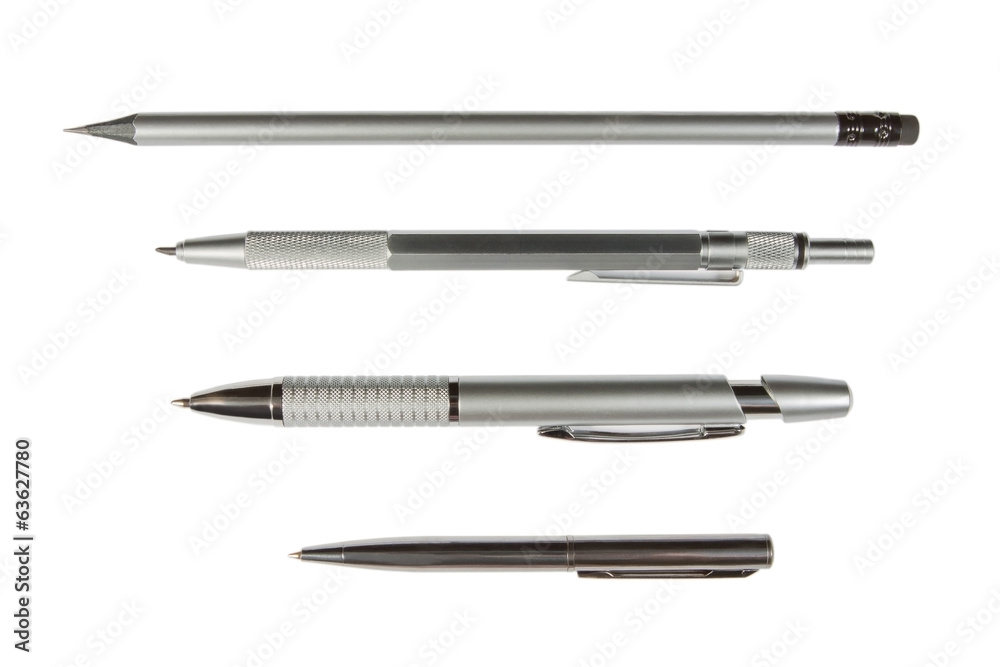 lead pencils isolated on white lead pencils isolated on white
