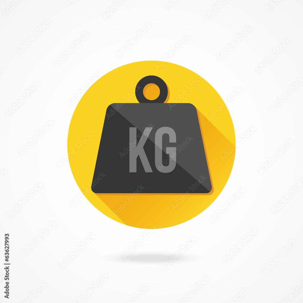 Vector Weight Kilogram Icon