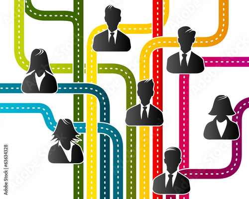 Business team organization