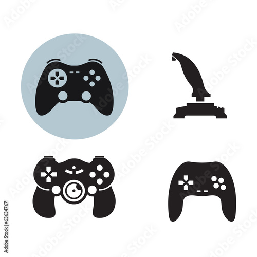 Joystick. Vector format