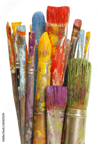 Messy Paint Brushes