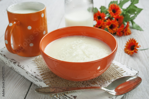 Semolina with butter