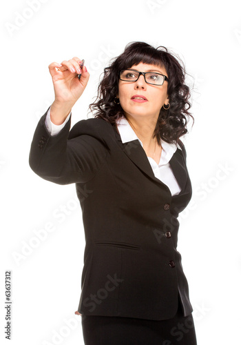 Cheerful senior business woman