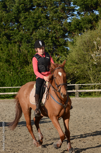 cours d'équitation photo