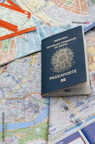 Passport  maps  and tickets