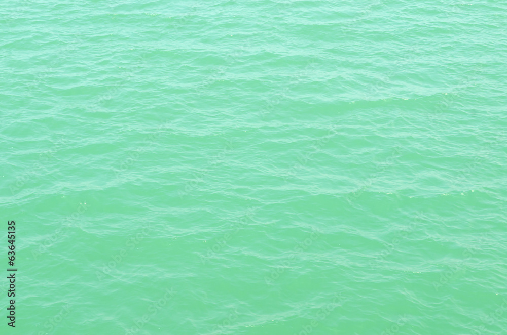 Water surface with brightness in the distance