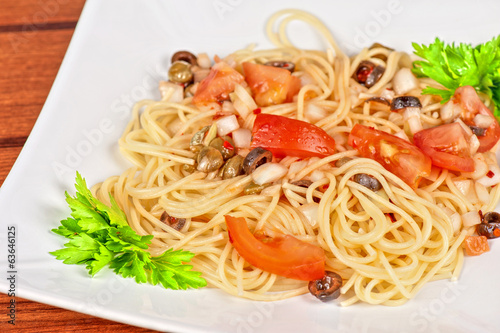 Pasta with vegetable