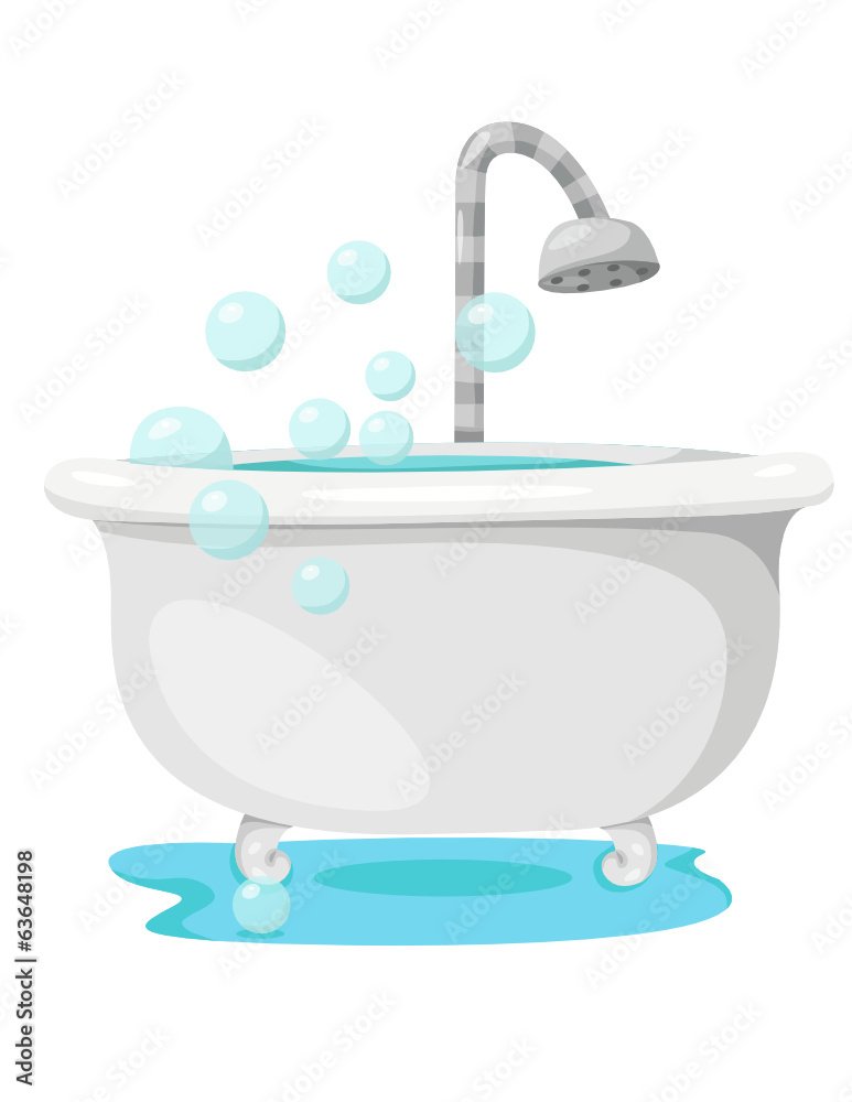 Naklejka premium Bathtub