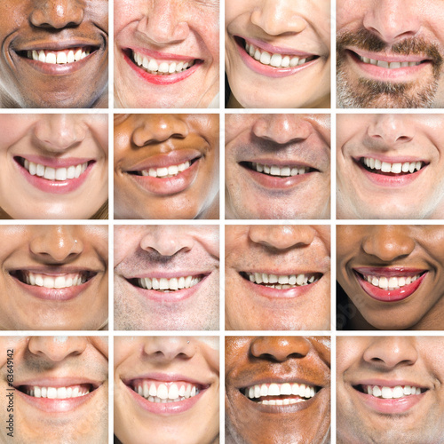 Beautiful Smiles of Multi-Ethnic Group of People