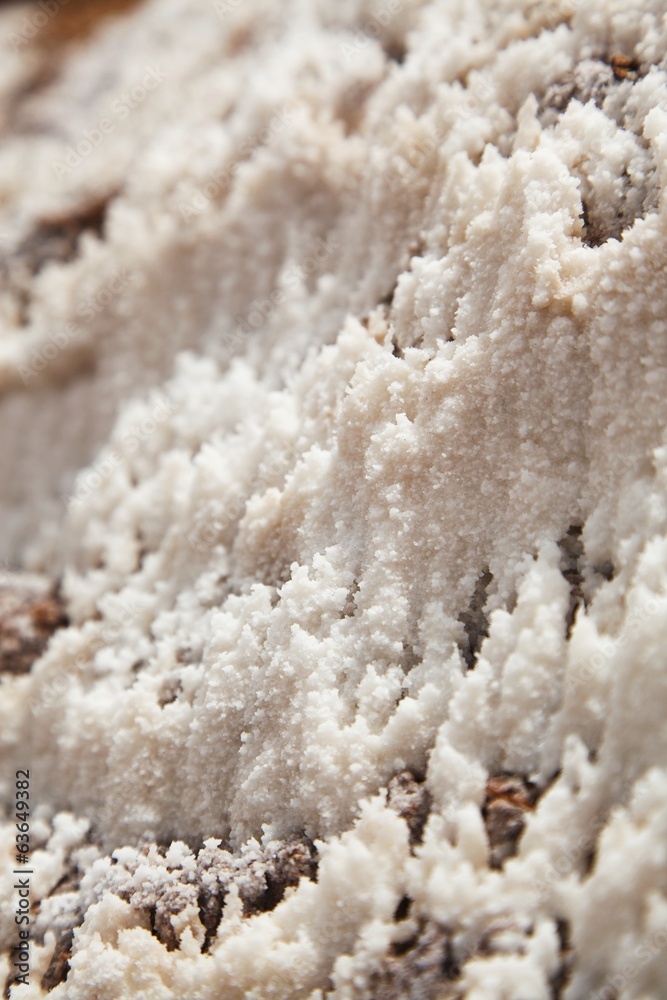 Close up and detail of Salt, Maras, Peru, South america