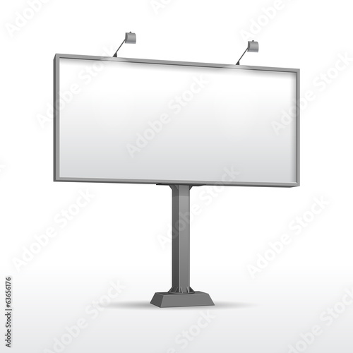 Blank Outdoor Billboard with Place for Message
