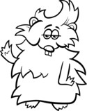 guinea pig cartoon coloring page
