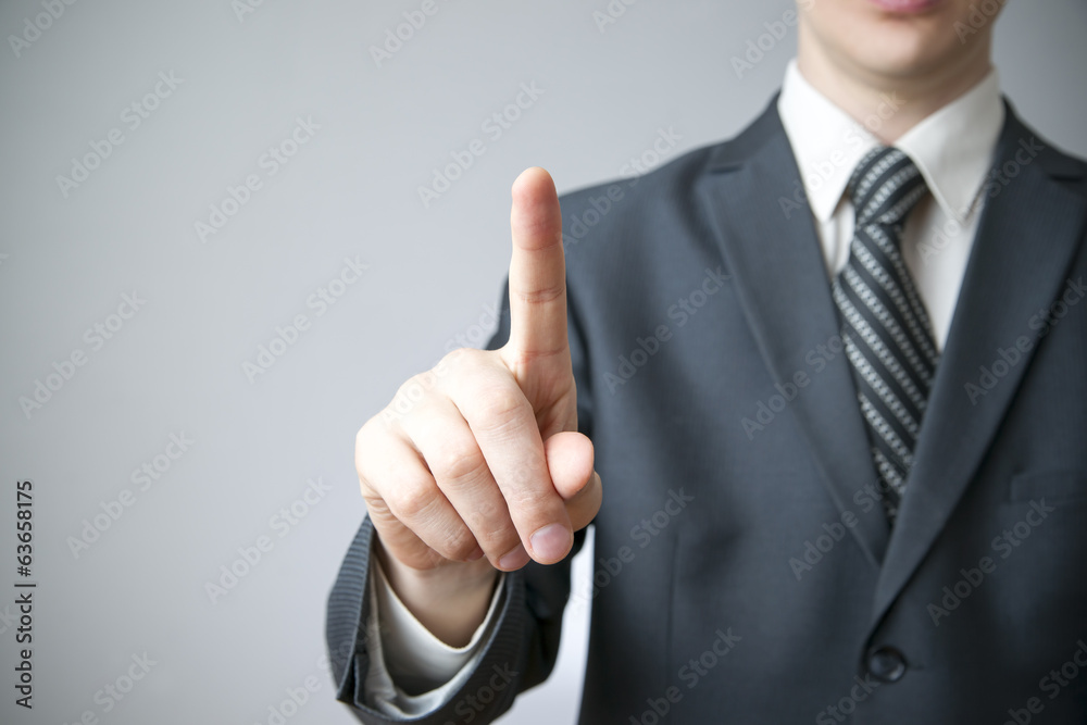 Businessman gesture with his hands Businessman gesture with his hands