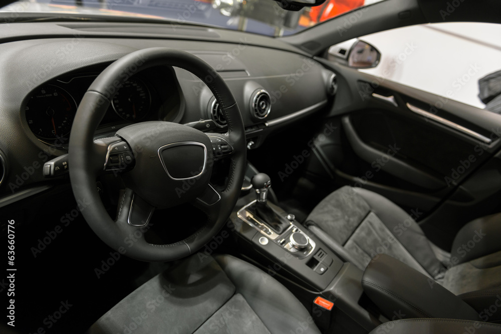 Interior of a high class car