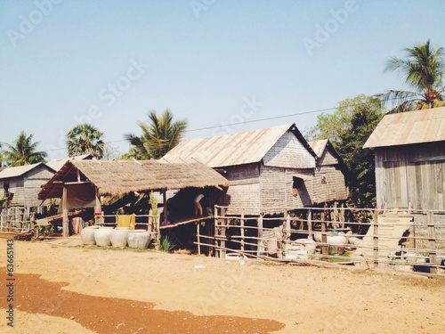 village in Cambodia