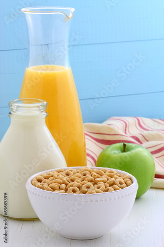 Delicious and healthy honey nuts cereal