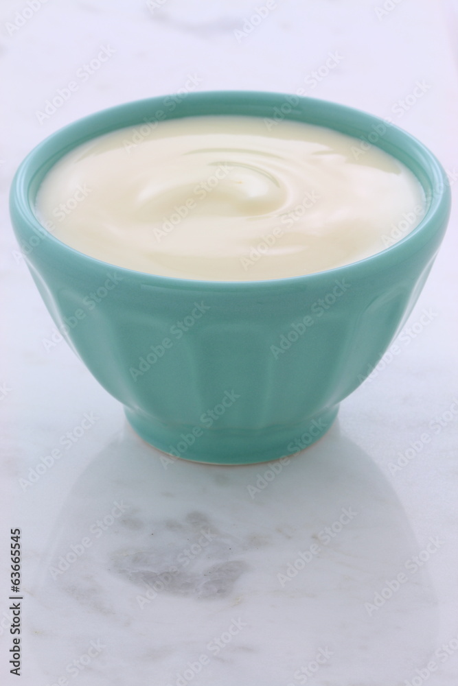 Fresh plain yogurt Fresh plain yogurt