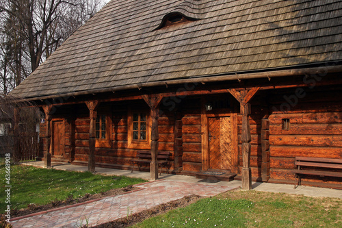 old wooden traditional house