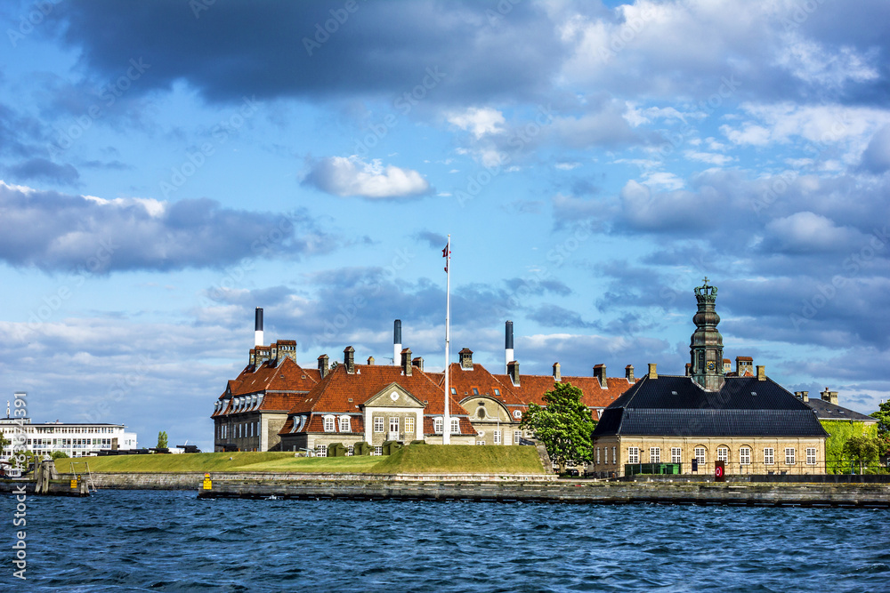 Cityscape, Copenhagen seafront, Denmark