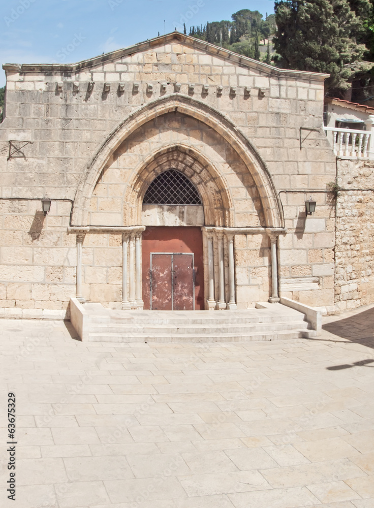 Naklejka premium The Tomb of Mary, Mother of Jesus. Jerusalem, Israel.