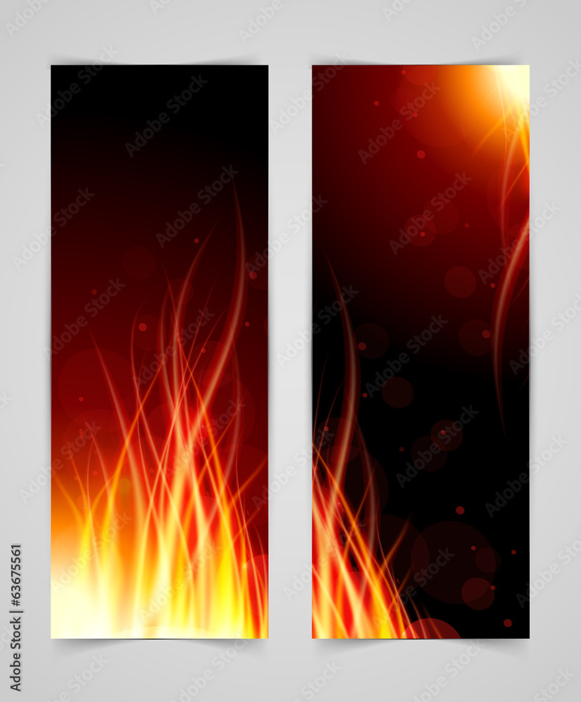 Fototapeta premium Fire glow background
