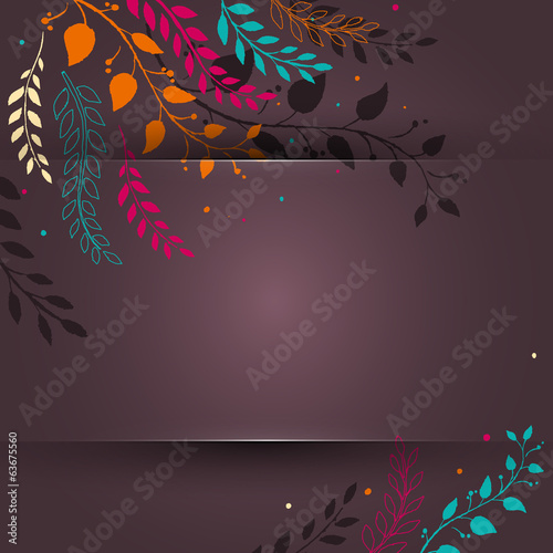 Floral design template