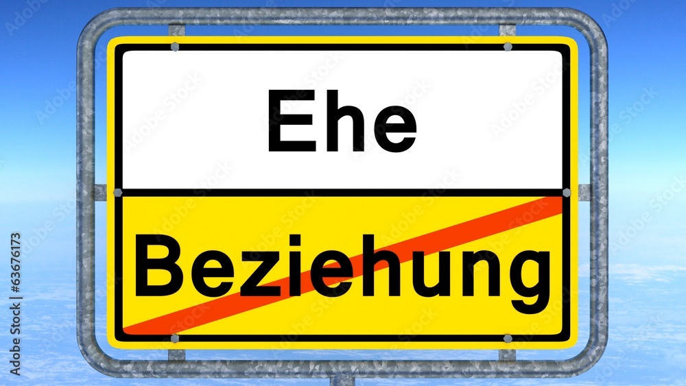 Fototapeta premium Ehe - Beziehung