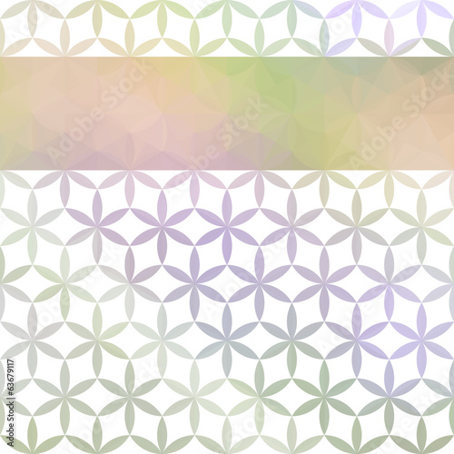 Green and lavender pastel background with bright stripe