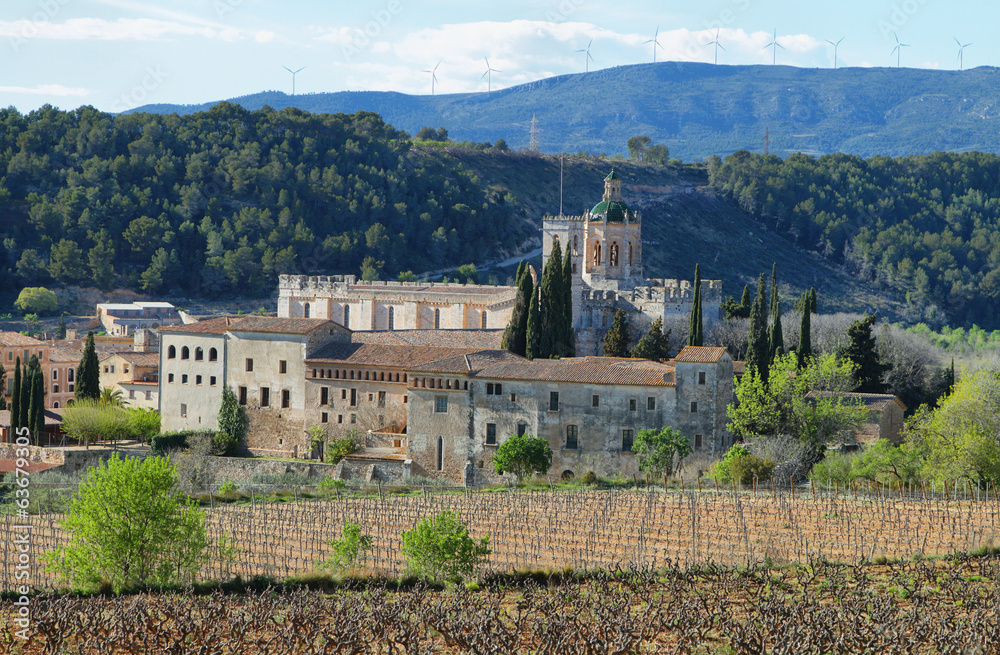 Naklejka premium Santes Creus Monastery