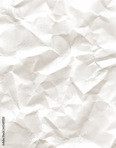 Sheet of old crumpled paper, crumpled paper texture, vector