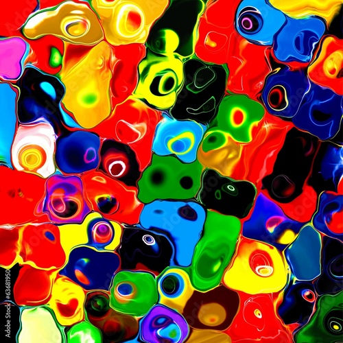 Abstract rainbow colorful tiles background