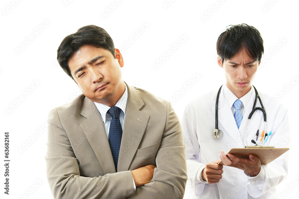 疲れたビジネスマン