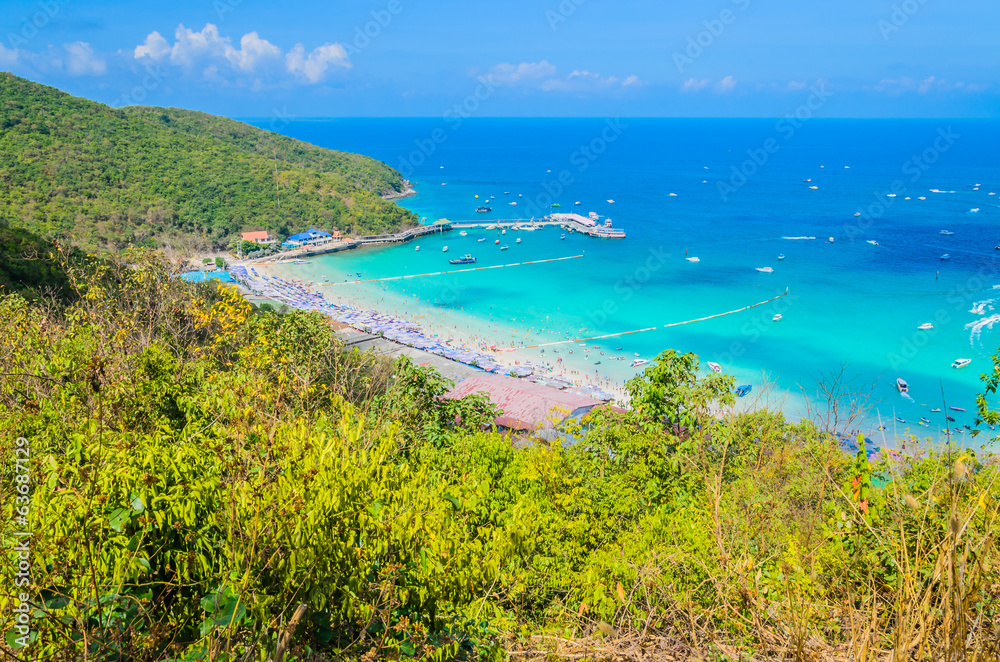 Koh larn island in pattaya Thailand Koh larn island in pattaya Thailand