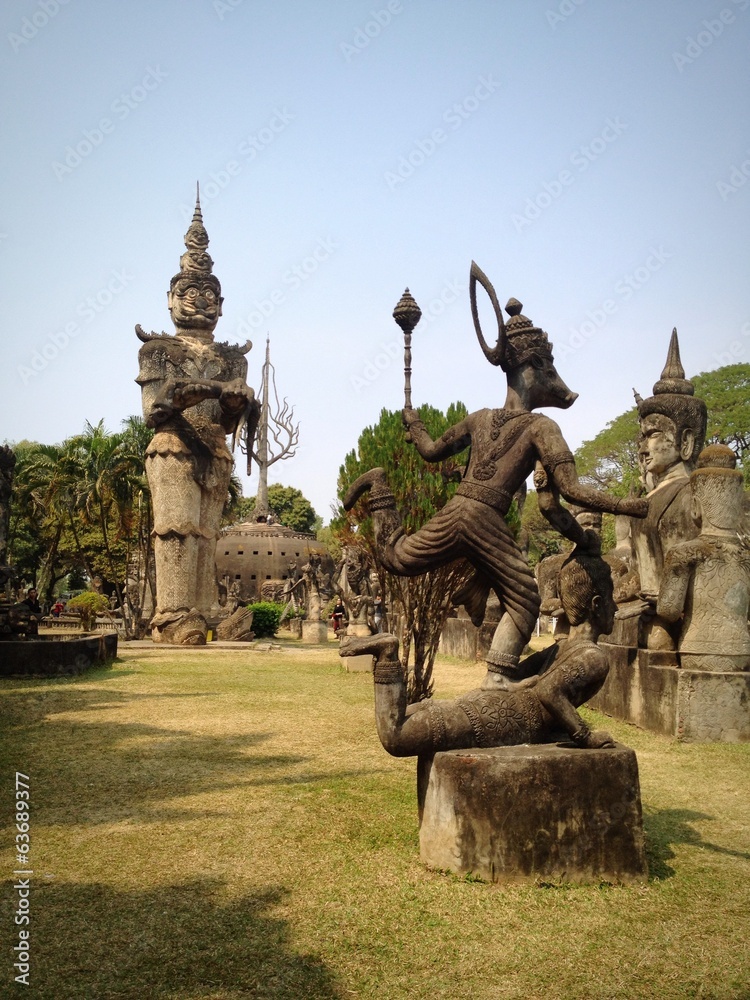 Obraz premium Buddha park in Vientiane