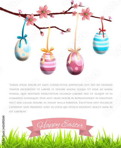 Easter festive background