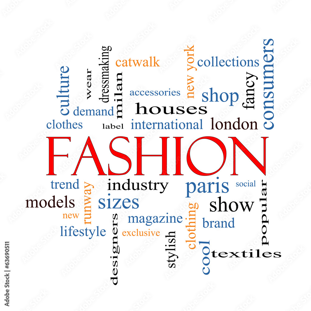 Fashion Word Cloud Concept