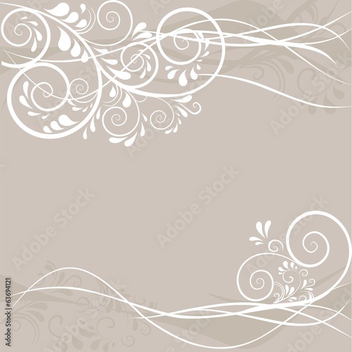 Hintergrund in beige mit Ornamenten