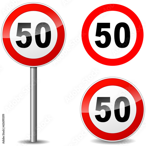 Vector fifty sign
