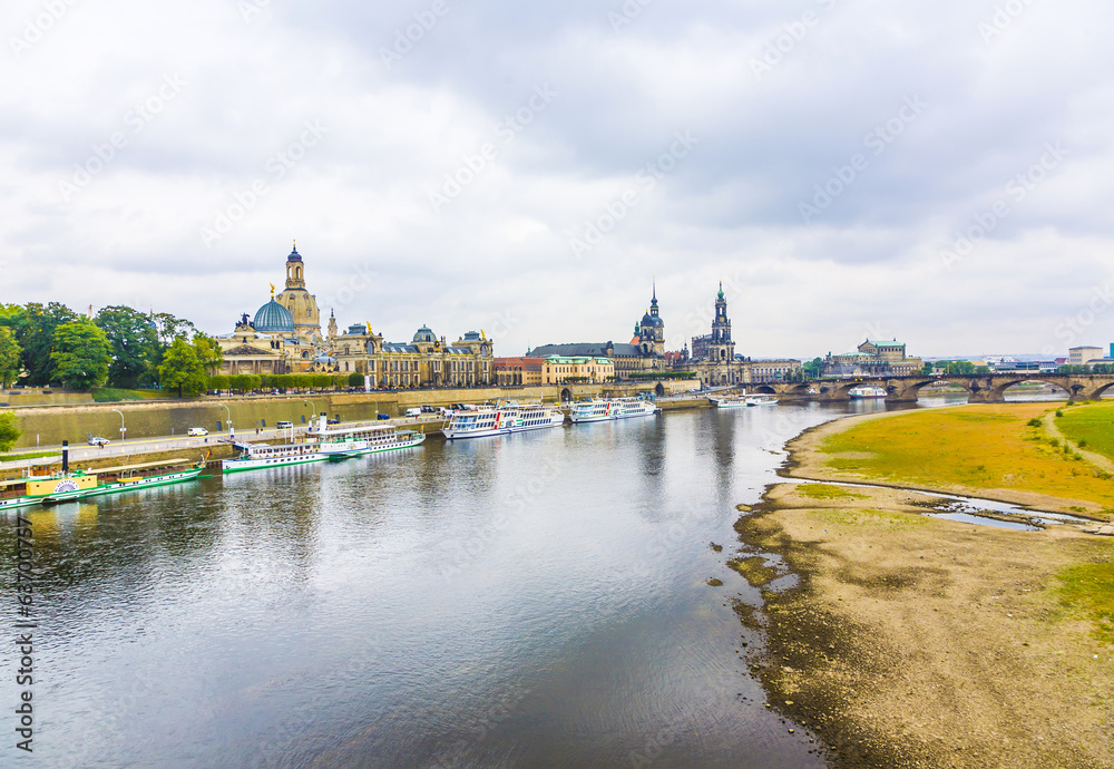 Naklejka premium Dresden is one of the most beautiful cities in Germany