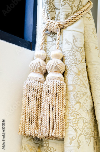 curtain tassel for interior decoration