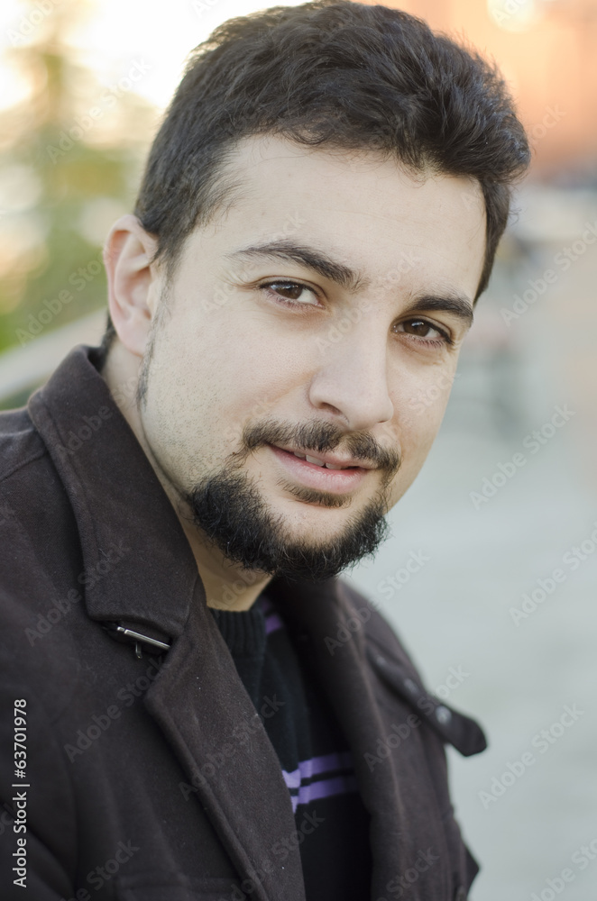 Fototapeta premium Smirking Man