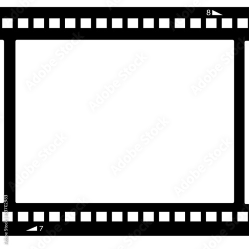 Blank film strip.