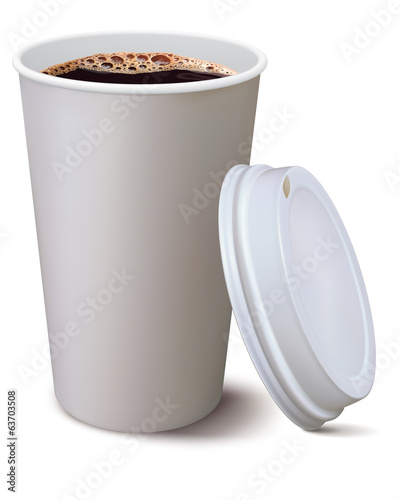 Coffee cup isolated. Vector illustration