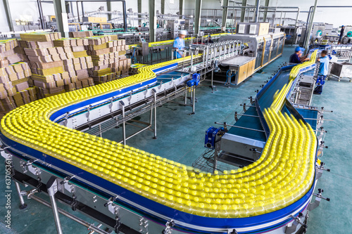 drinks production plant in China