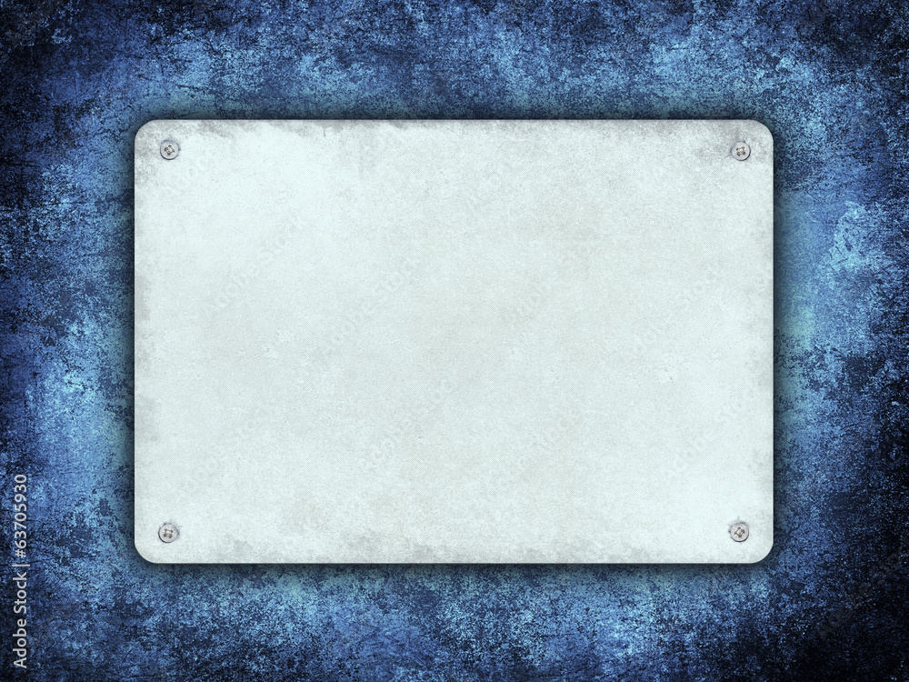 Fototapeta premium Plate with space for text on grunge background